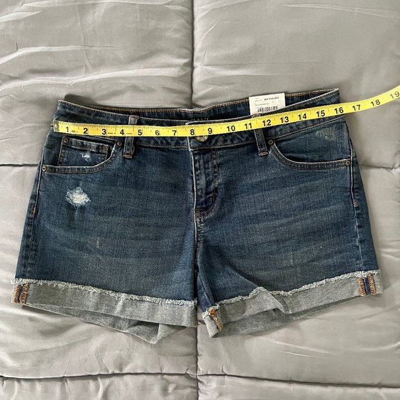 A.N.A Dark Destruction Denim Jean Shorts | NWT | 28/6 - Picture 3 of 4